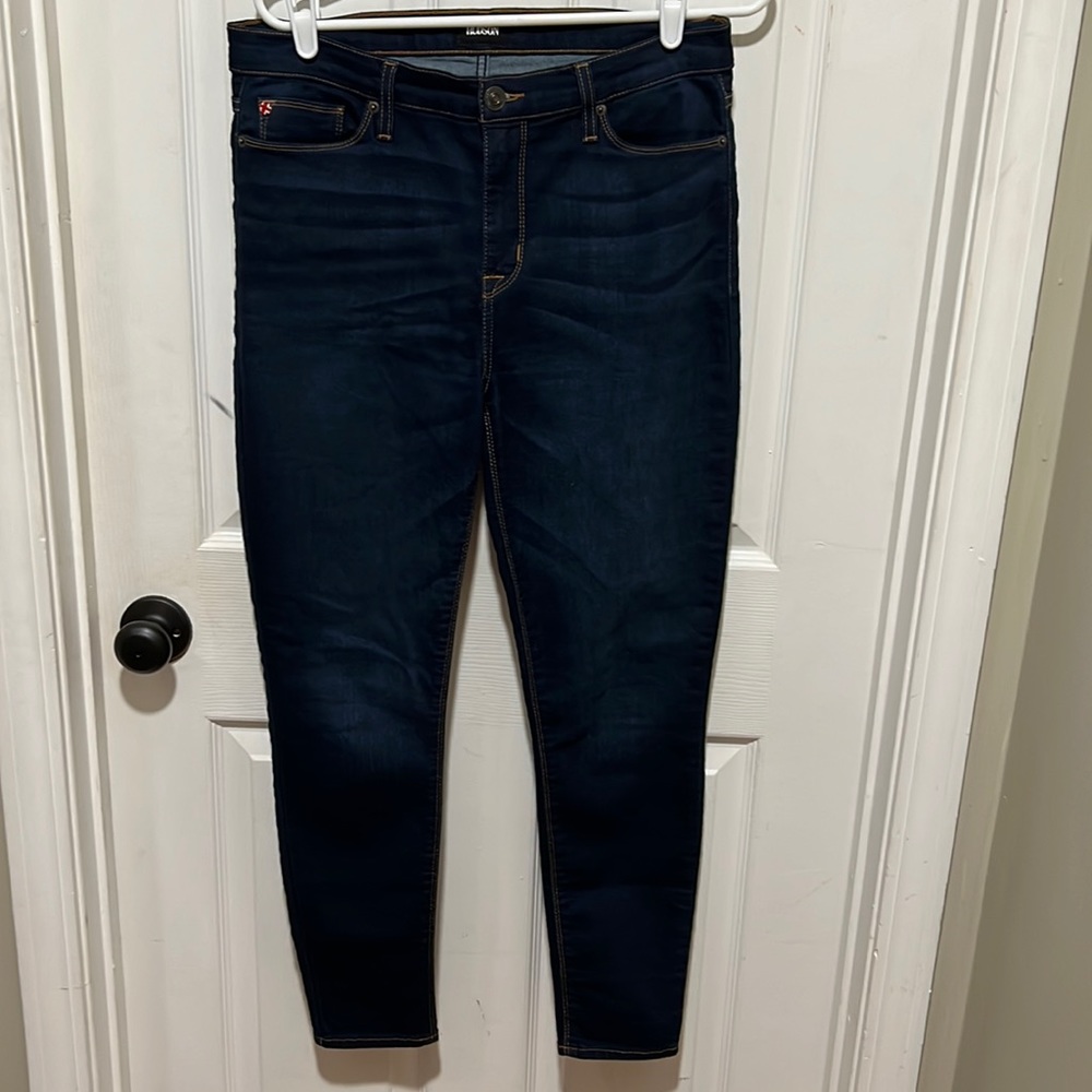 Hudson mid rise crop Natalie super skinny size 31